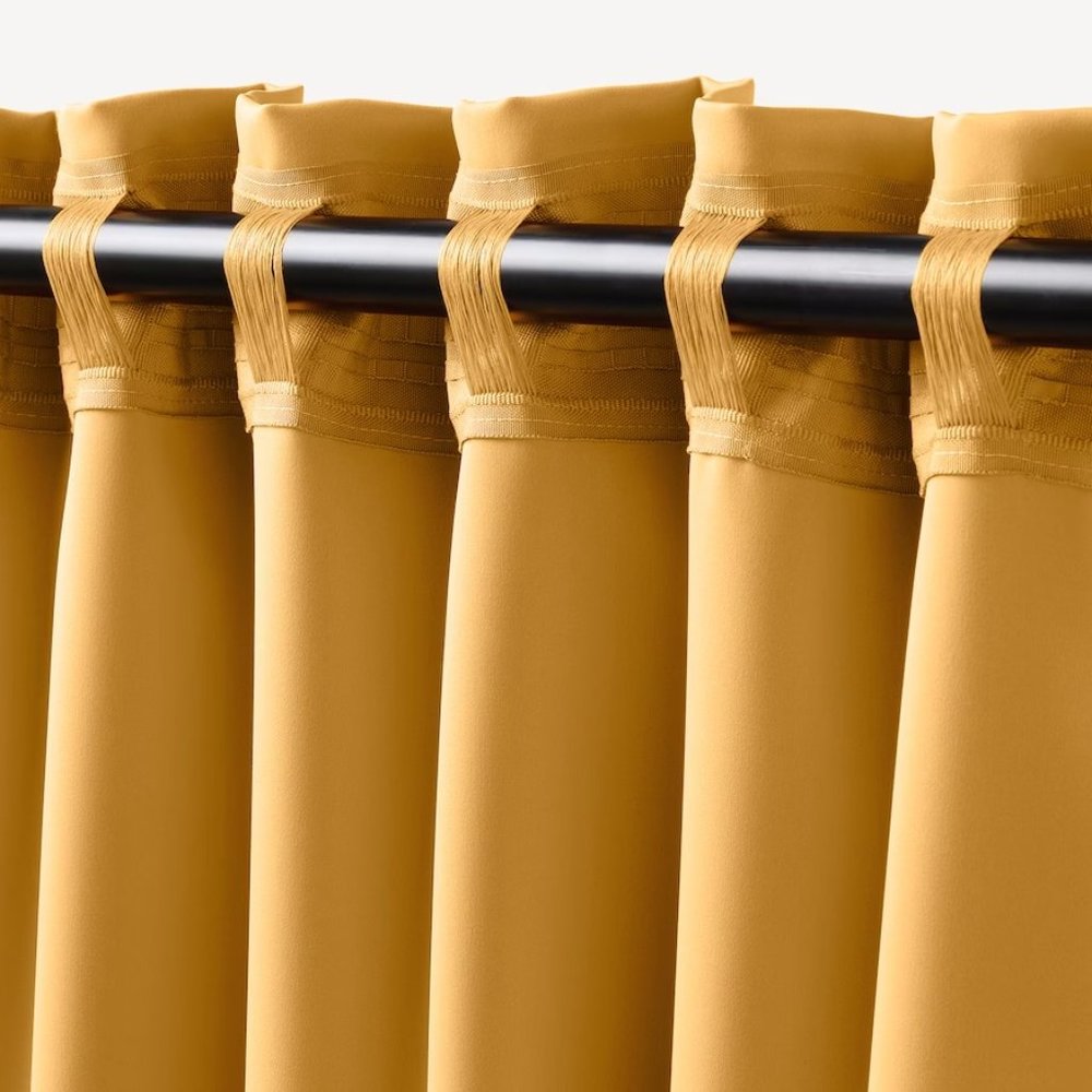 NEW Blackout Curtains (Yellow)